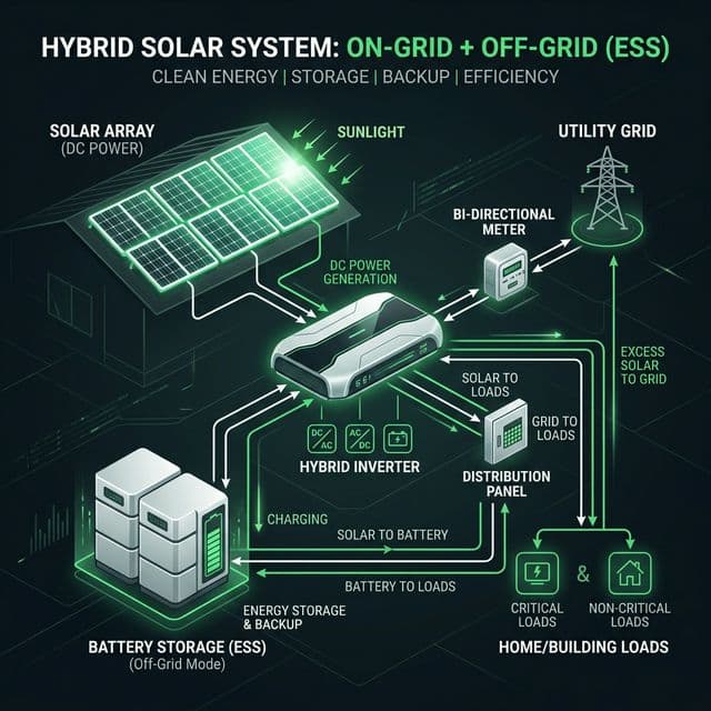Hybrid Solar System
